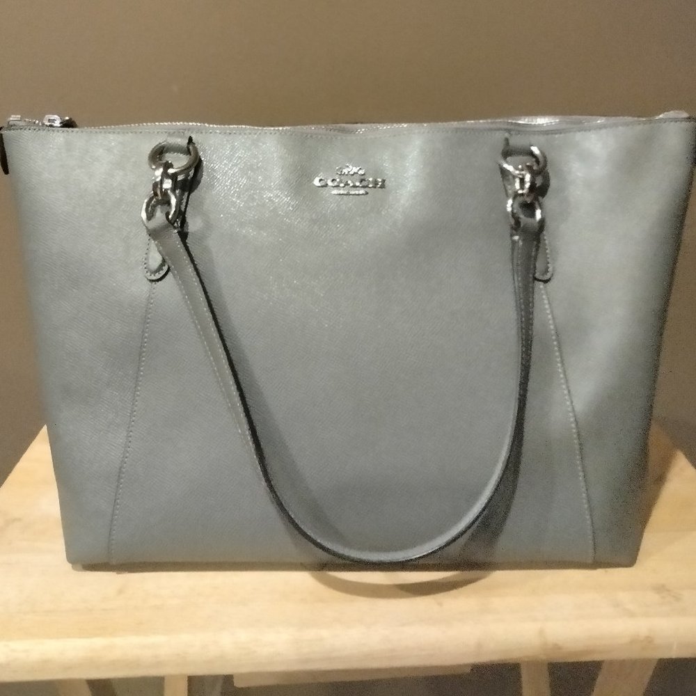COACH Pebbled Tote Bag - Used